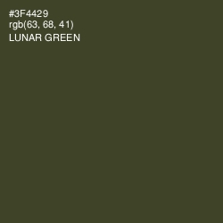 #3F4429 - Lunar Green Color Image